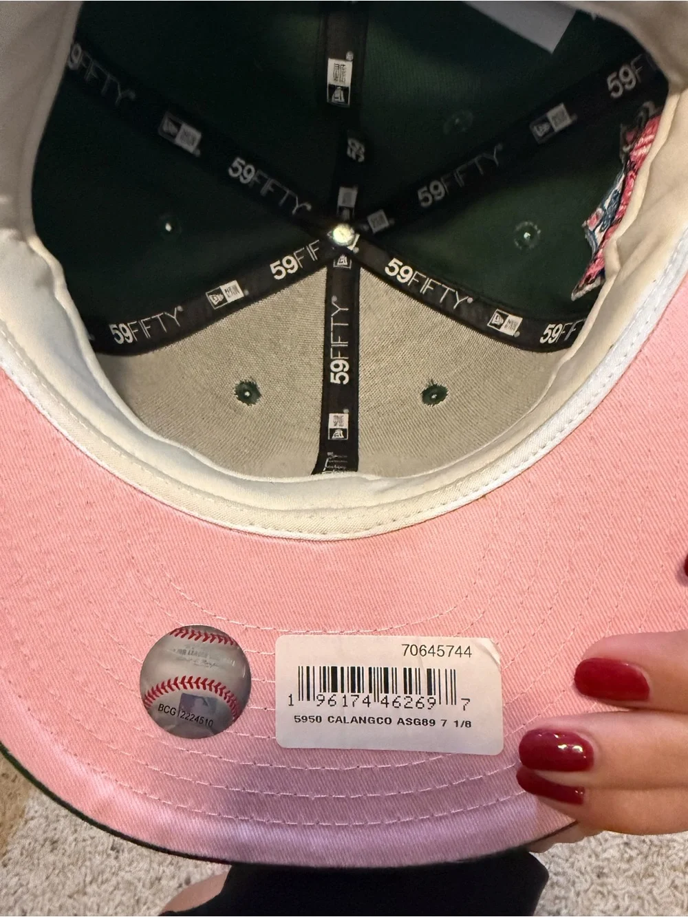 MLB Dark Green Snapback Hat with Angel A Patch